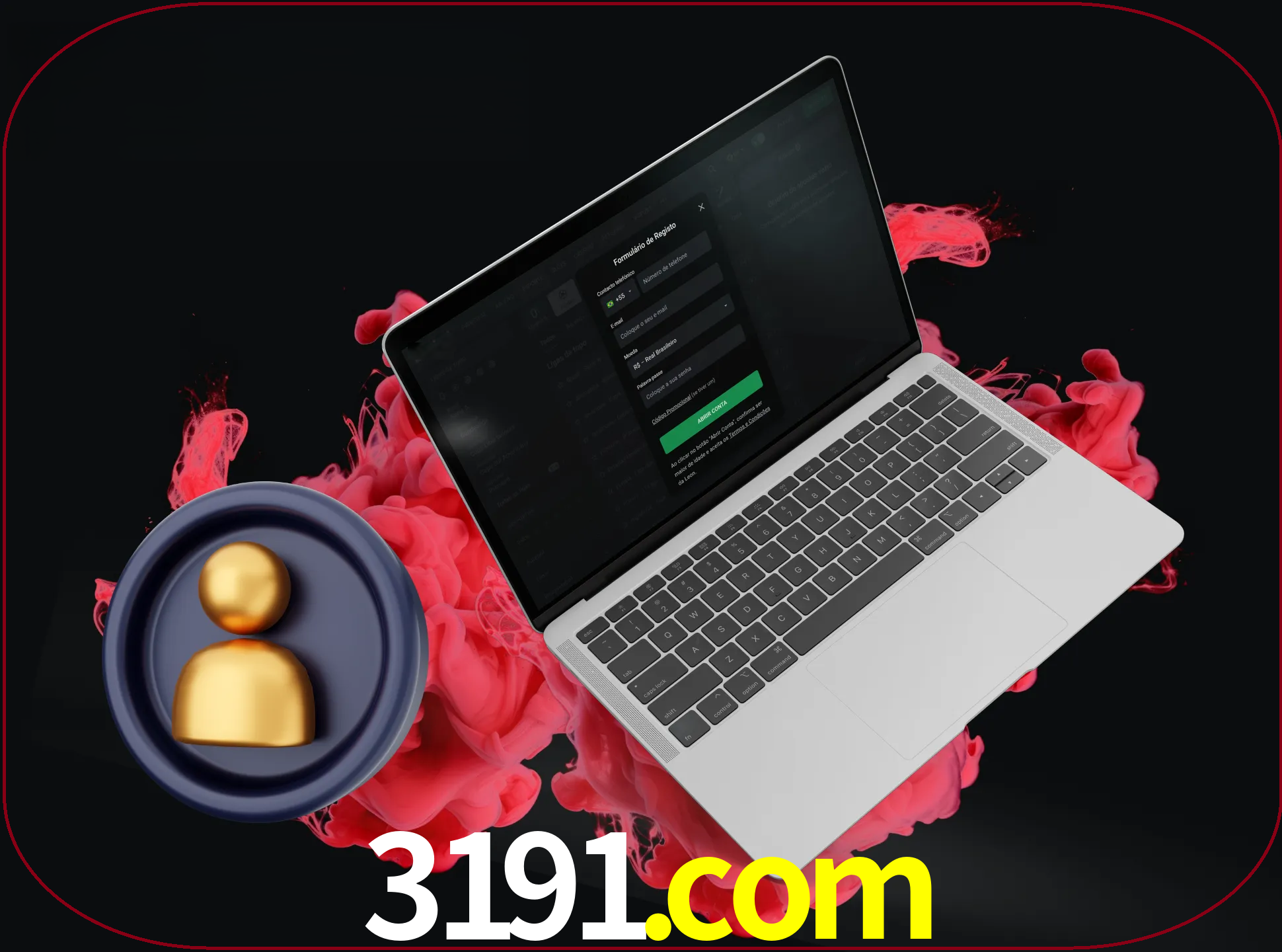 No cabeçalho do site 3191, clique no botão que o levará a um formulário especial onde terá de introduzir as suas informações actuais.